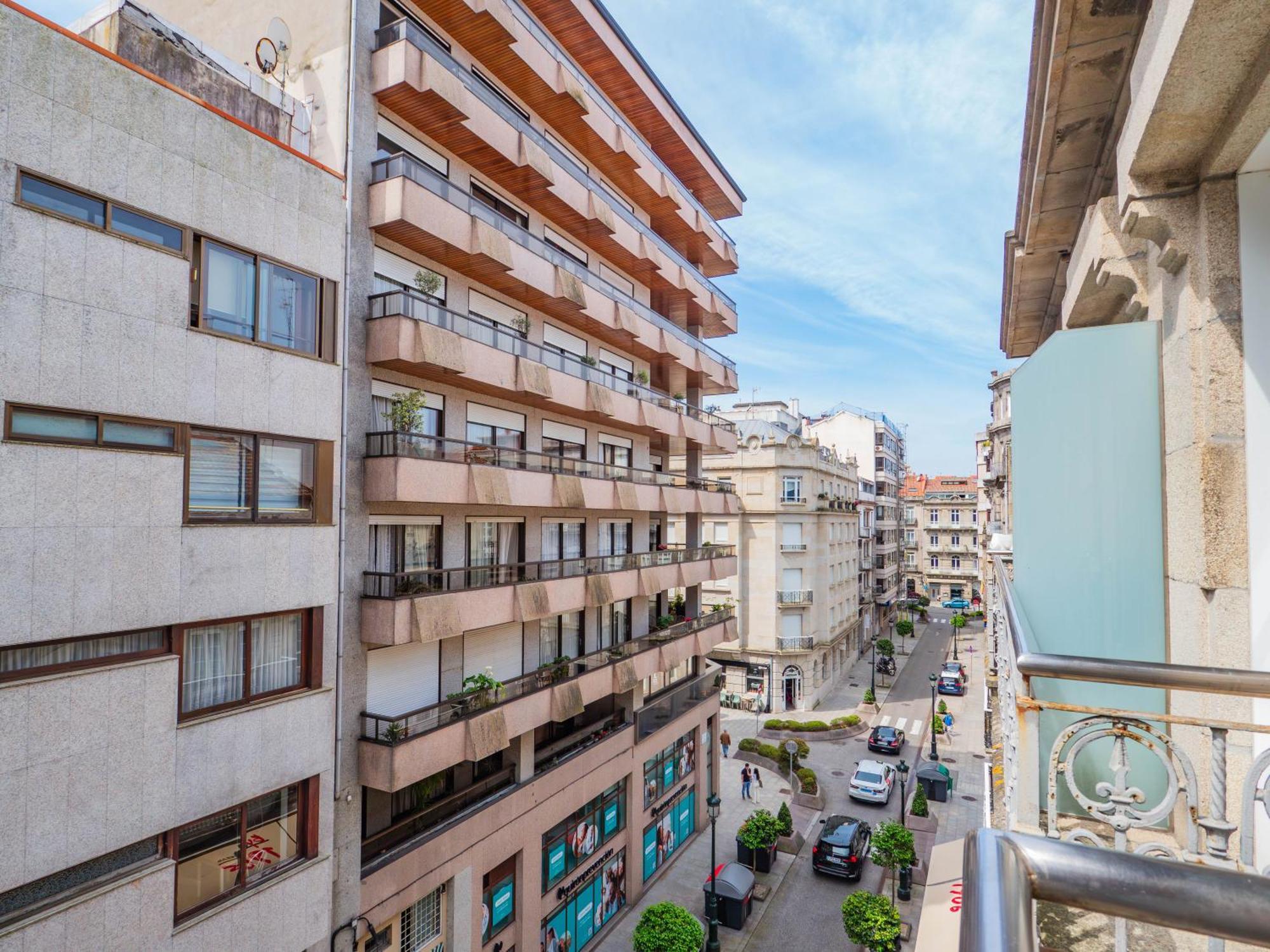 Luxury Centro De Vigo Balcony Lejlighed Eksteriør billede