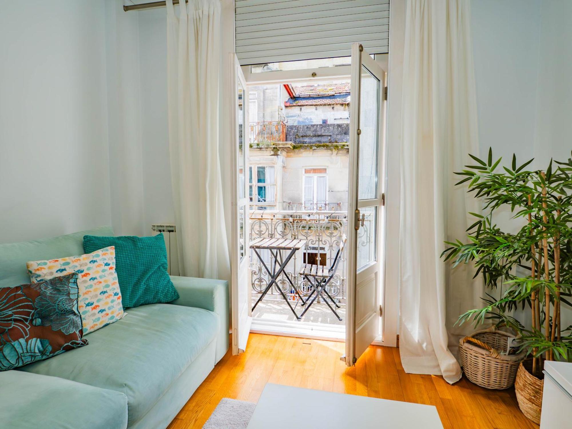 Luxury Centro De Vigo Balcony Lejlighed Eksteriør billede