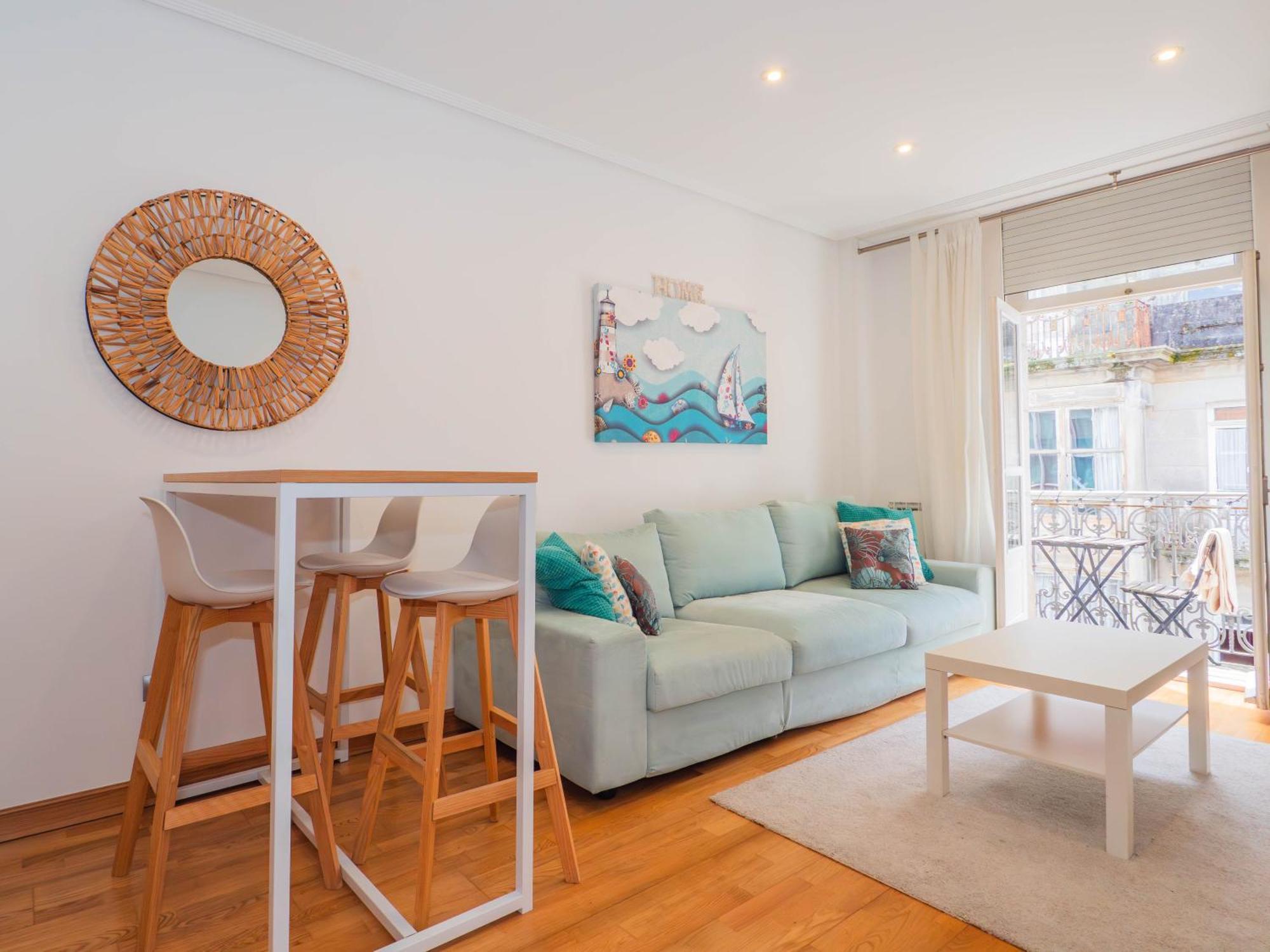 Luxury Centro De Vigo Balcony Lejlighed Eksteriør billede