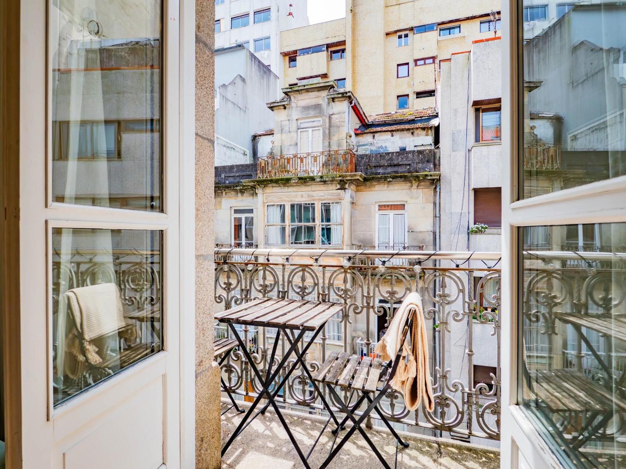 Luxury Centro De Vigo Balcony Lejlighed Eksteriør billede