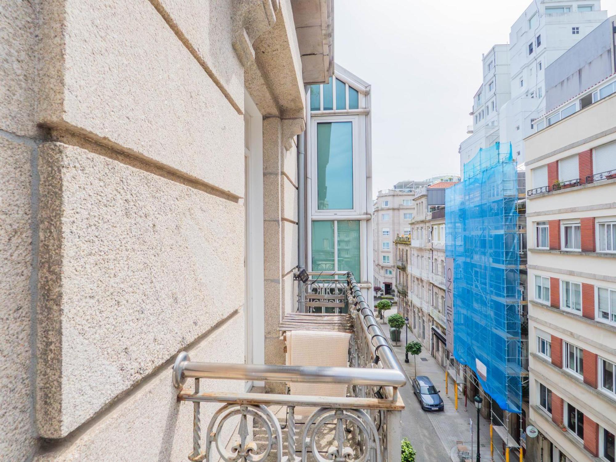 Luxury Centro De Vigo Balcony Lejlighed Eksteriør billede